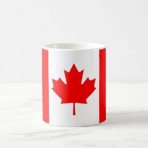 kanadische Flagge Kaffeetasse