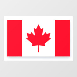 Kanadische Flagge. KANADA. Fensteraufkleber