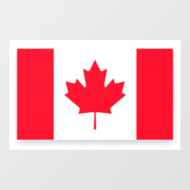 Kanadische Flagge. KANADA. Groß Fensteraufkleber