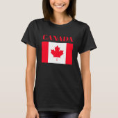 Kanadische Flagge. KANADA. T-Shirt (Vorderseite)