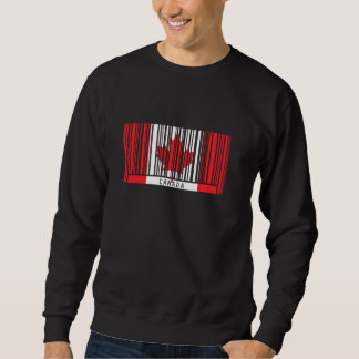 Kanadische Flagge Kanadischer Heritage Barcode Can Sweatshirt