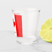 Kanadische Flagge & kanadischer Landpatriot /sport Schnapsglas (Rechts)