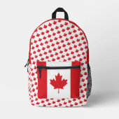 Kanadische Flagge | kanadischer Student Bedruckter Rucksack (Vorderseite)