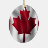 kanadische Flagge Keramik Ornament (Rechts)