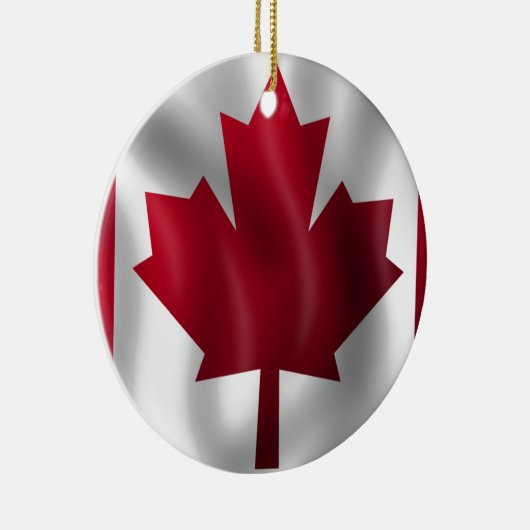 kanadische Flagge Keramik Ornament (Rechts)