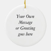 KANADISCHE FLAGGE KERAMIKORNAMENT (Hinten)