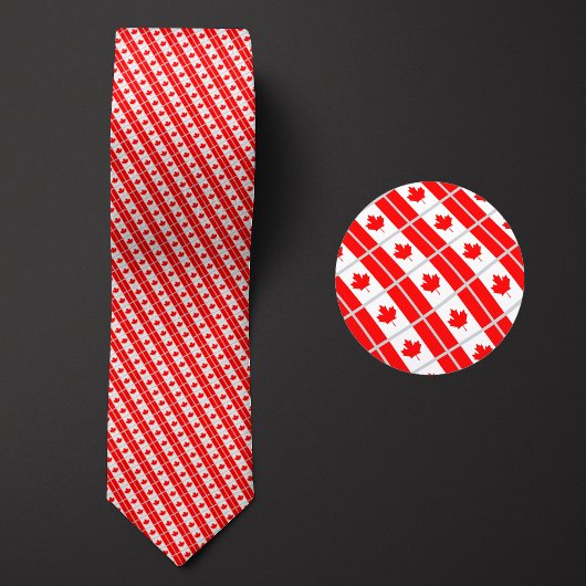 Kanadische Flagge Krawatte