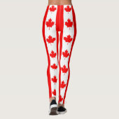 Kanadische Flagge Leggings (Rückseite)