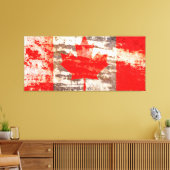 Kanadische Flagge Leinwanddruck (Insitu (Wohnzimmer))