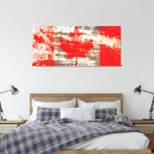 Kanadische Flagge Leinwanddruck (Insitu (Schlafzimmer))