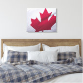 Kanadische Flagge. Leinwanddruck (Insitu (Schlafzimmer))