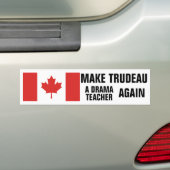 Kanadische Flagge macht Trudeau wieder zum Drama-L Autoaufkleber (Auf Auto)