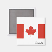 kanadische Flagge Magnet (Vorderseite/Rückseite)