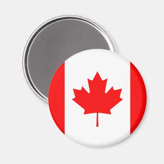 kanadische Flagge Magnet (Vorderseite/Rückseite)