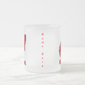 Kanadische Flagge mit Fußballball Mattglastasse (Mittel)