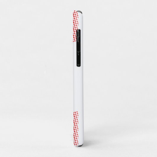 Kanadische Flagge mit Halftone-Effekt Case-Mate iPhone Hülle (Hinten/Links)