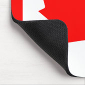 Kanadische Flagge Mousepad (Ecke)