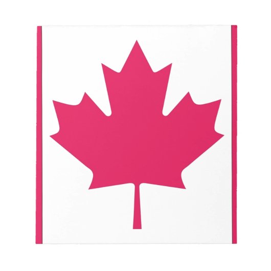 kanadische Flagge Notizblock (Vorderseite)