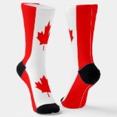 kanadische Flagge Patriotic Canada National Pride Socken (Gewinkelt)