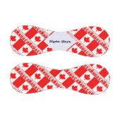 Kanadische Flagge - Personalisiert Baseball (Paneele)