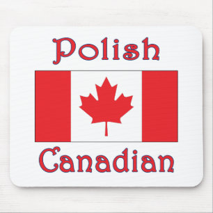 Kanadische Flagge Polens Mousepad