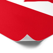 kanadische Flagge Poster (Ecke)