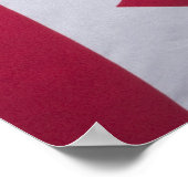 Kanadische Flagge. Poster (Ecke)