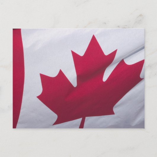 Kanadische Flagge. Postkarte (Vorderseite)
