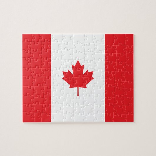 Kanadische Flagge Puzzle (Horizontal)