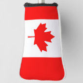 Kanadische Flagge Red Maple Leaf Golfer Golf Headcover (Rotieren 90)