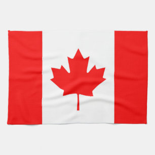 Kanadische Flagge Red Maple Leaf Kitchen Tow Geschirrtuch