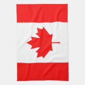 Kanadische Flagge Red Maple Leaf Kitchen Tow Geschirrtuch (Vertikal)