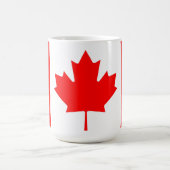 Kanadische Flagge Red Maple Leaf Patriotic Kaffeetasse (Mittel)