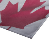Kanadische Flagge. Schneidebrett (Ecke)