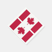 Kanadische Flagge Serviette (Ecke)
