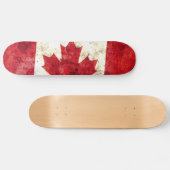 Kanadische Flagge Skateboard (Horizontal)