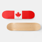 Kanadische Flagge Skateboard (Horizontal)