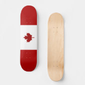 kanadische Flagge Skateboard (Vorderseite)