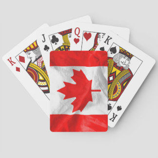 kanadische Flagge Spielkarten