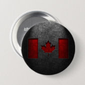 Kanadische Flagge Steinstruktur Button (Vorne & Hinten)