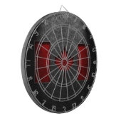 Kanadische Flagge Steinstruktur Dartscheibe (Vorderseite Links)