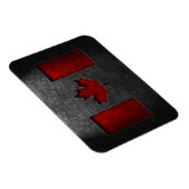 Kanadische Flagge Stone Textur Magnet (Rechte Seite)