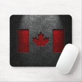 Kanadische Flagge Stone Textur Mousepad (Mit Mouse)