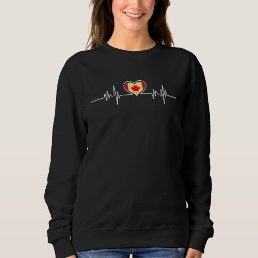 Kanadische Flagge Sweatshirt (Vorderseite)