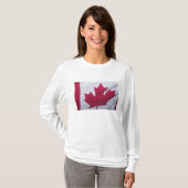 Kanadische Flagge. T-Shirt (Vorne ganz)