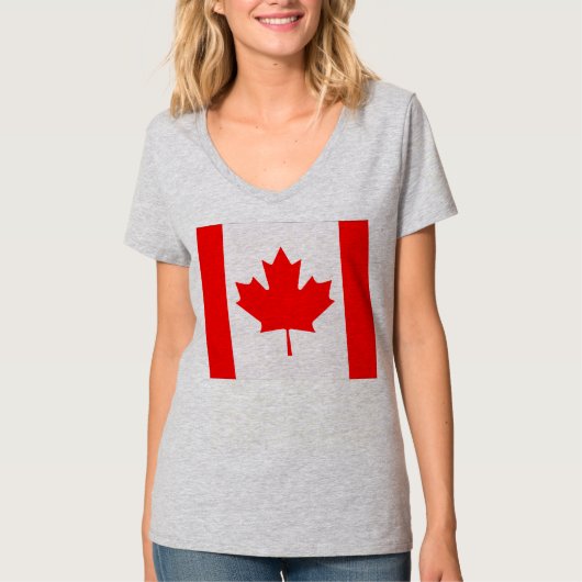 Kanadische Flagge T-Shirt (Vorderseite)