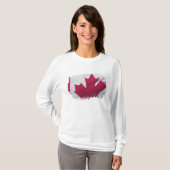 Kanadische Flagge. T-Shirt (Vorne ganz)
