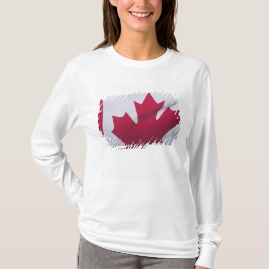 Kanadische Flagge. T-Shirt (Vorderseite)