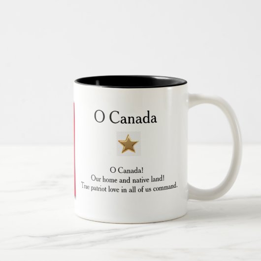 Kanadische Flagge Tasse  (Rechts)