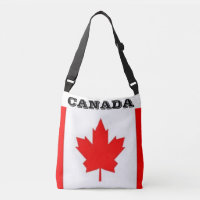 Kanadische Flagge Tote Tag